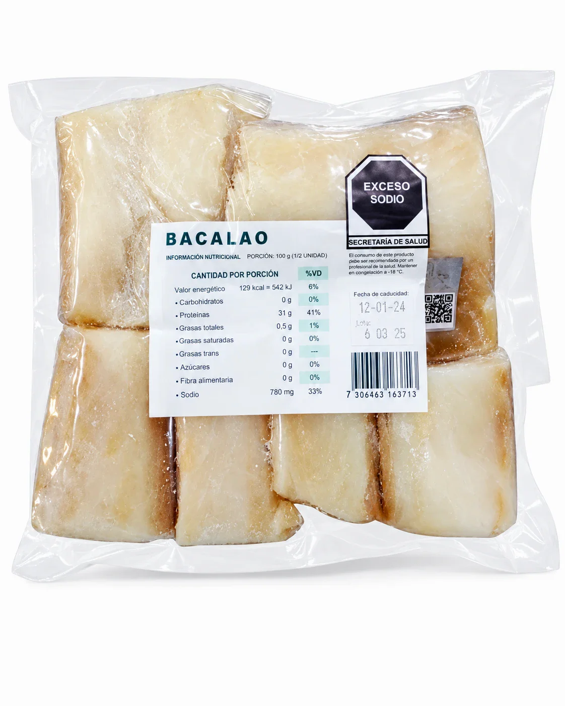 BACALAO NORUEGO FAROE (LOMO) (KG)